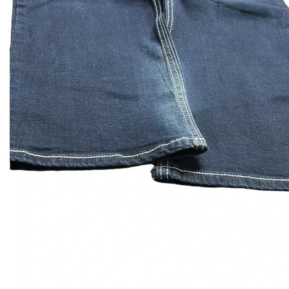 ROCK & REPUBLIC men jeans,NWT 36x30 slim straight,blue,manufactured fading - Picture 10 of 10